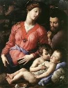 BRONZINO, Agnolo Holy Family  g china oil painting reproduction